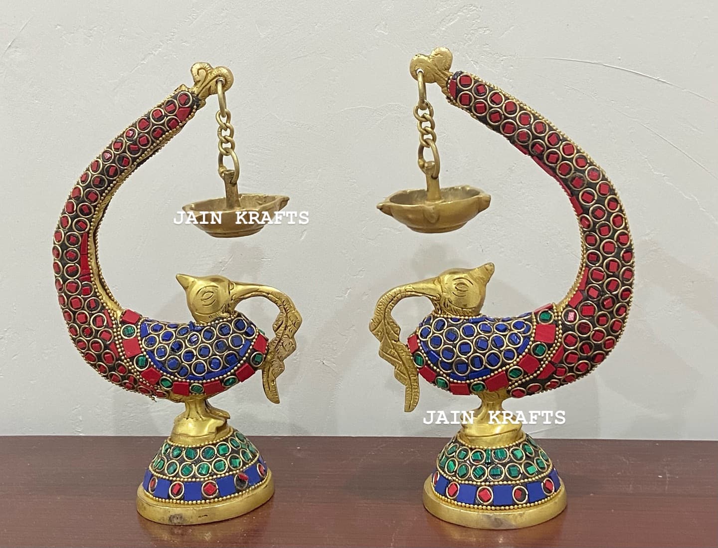 Brass Venkateswara Urli with Balaji Idol & Figurines