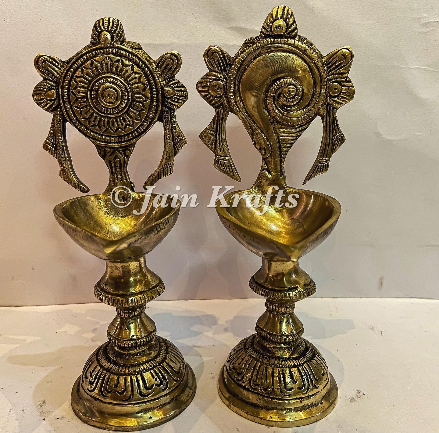 Brass Crane Bird Urli / Bowl Stand – Single Piece